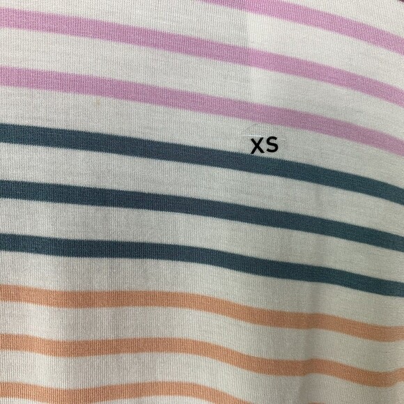 American Eagle Soft & Sexy Tee Top Women XS Striped NWT Hi-low - Picture 3 of 10